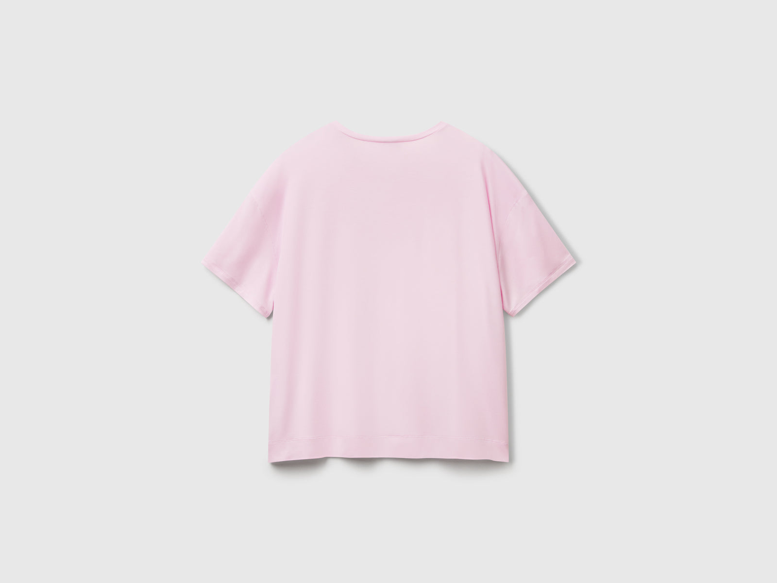 T-shirt  in Modal stretch da donna lilla 2 | Benetton Outlet