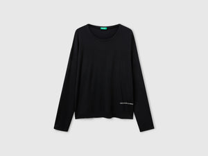 T-shirt manica lunga in Modal stretch