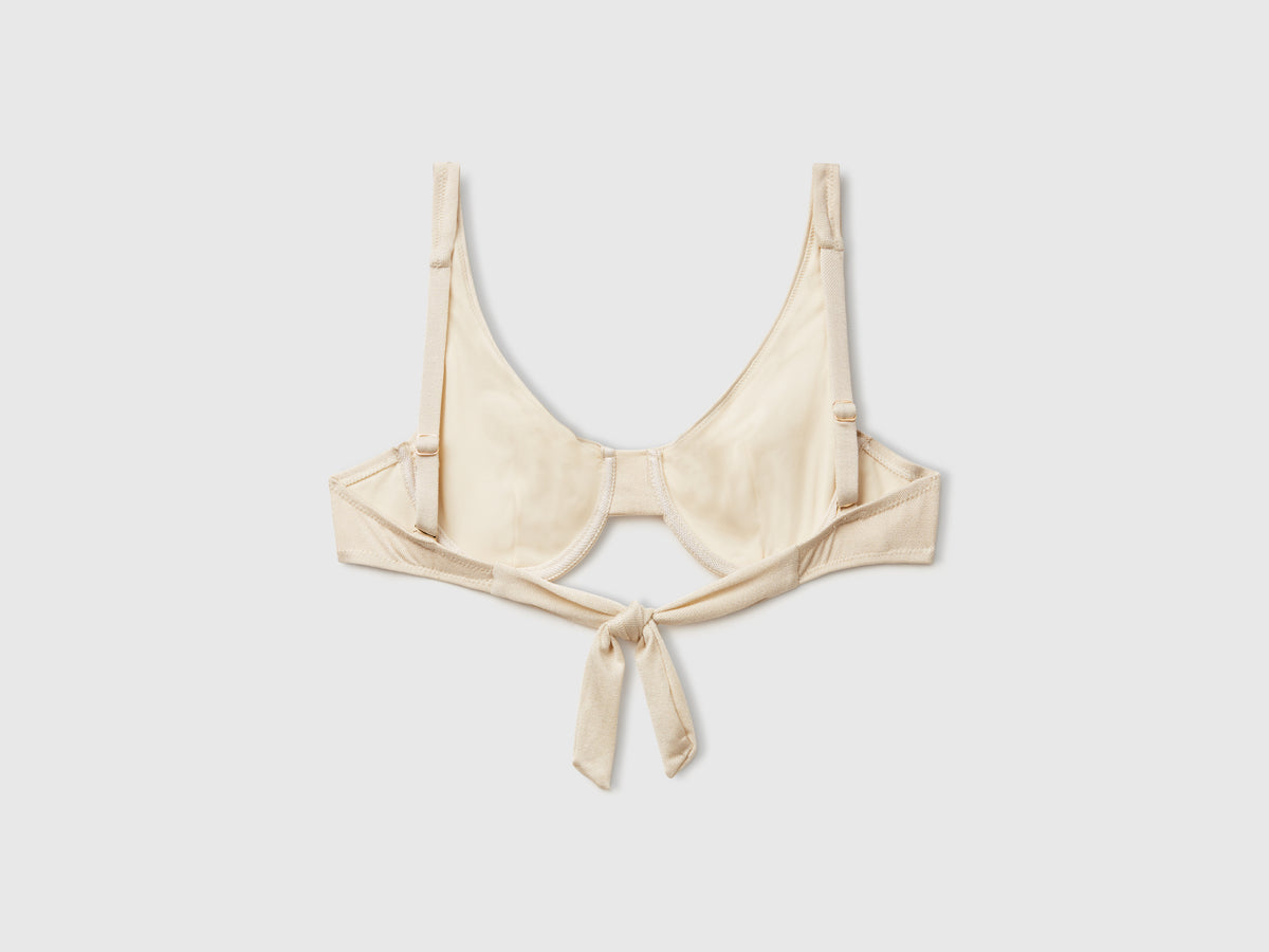 Reggiseno costume con lurex
