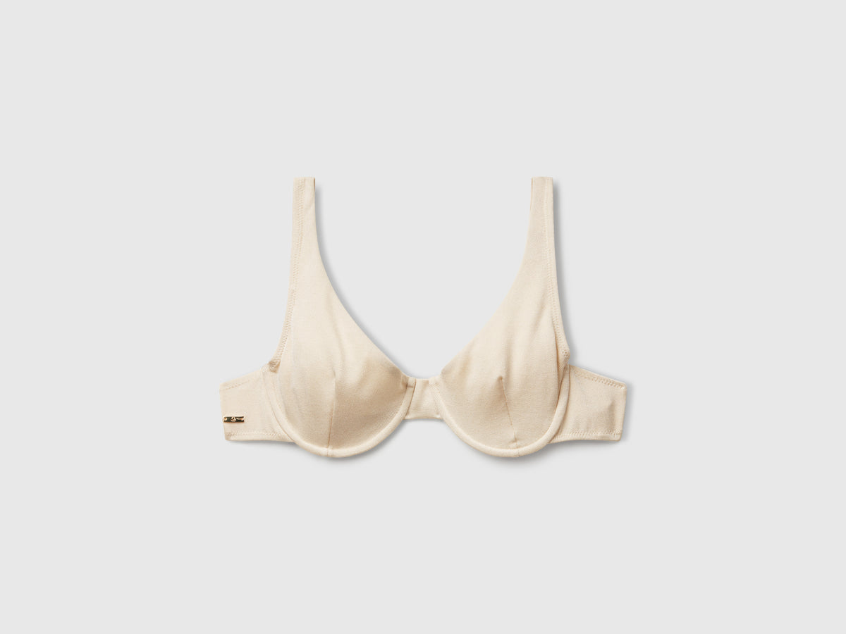 Reggiseno costume con lurex