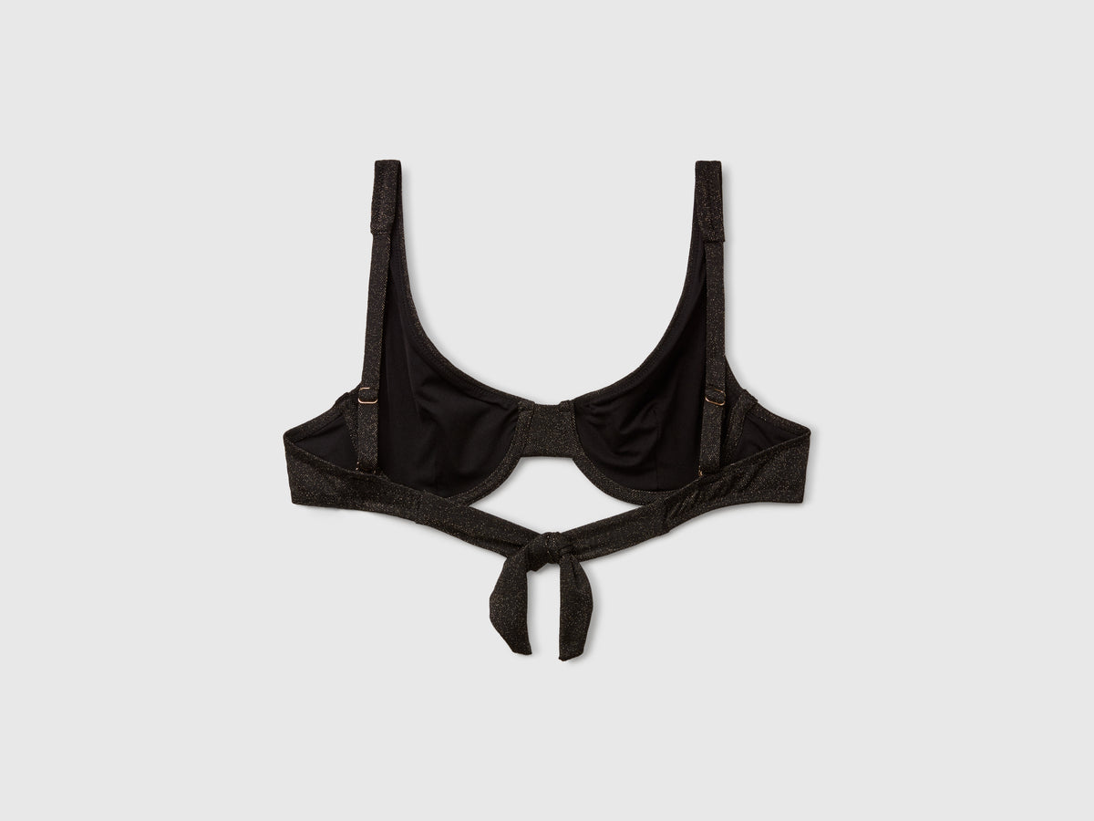 Reggiseno costume con lurex