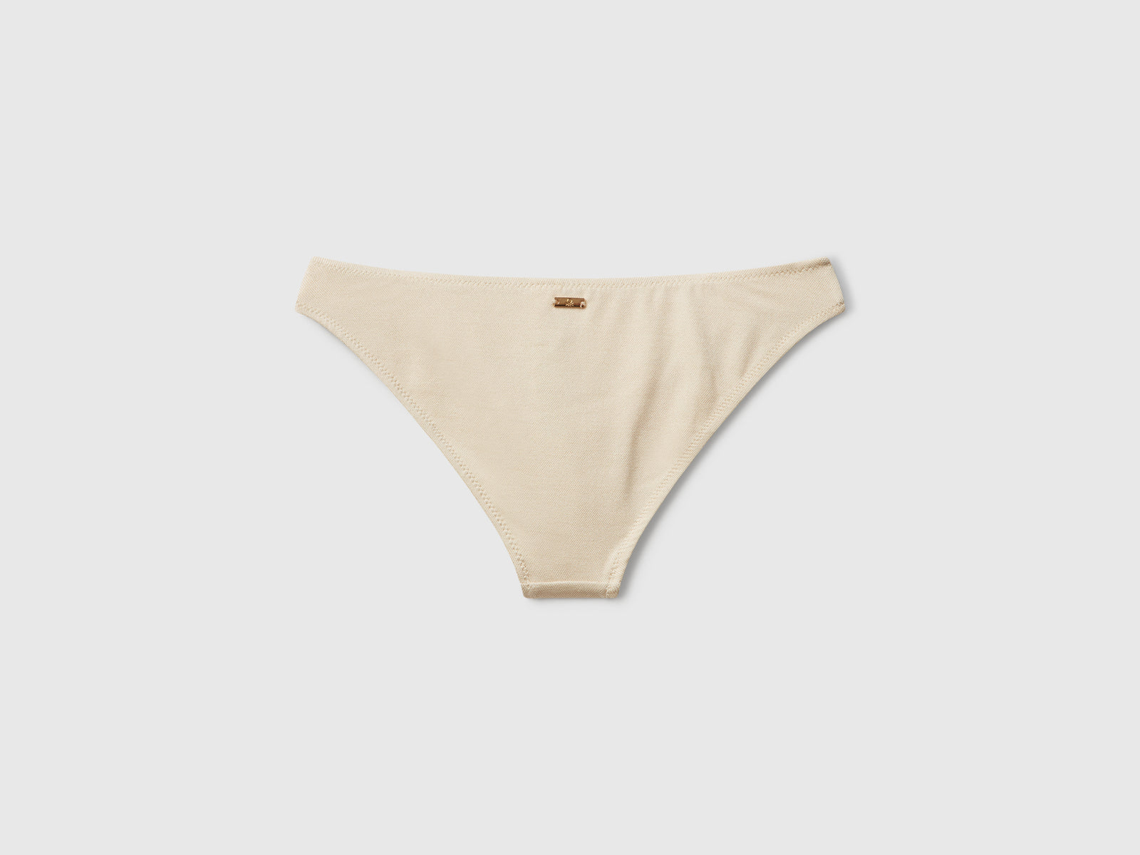 Slip mare con lurex da donna bianco panna 2 | Benetton Outlet