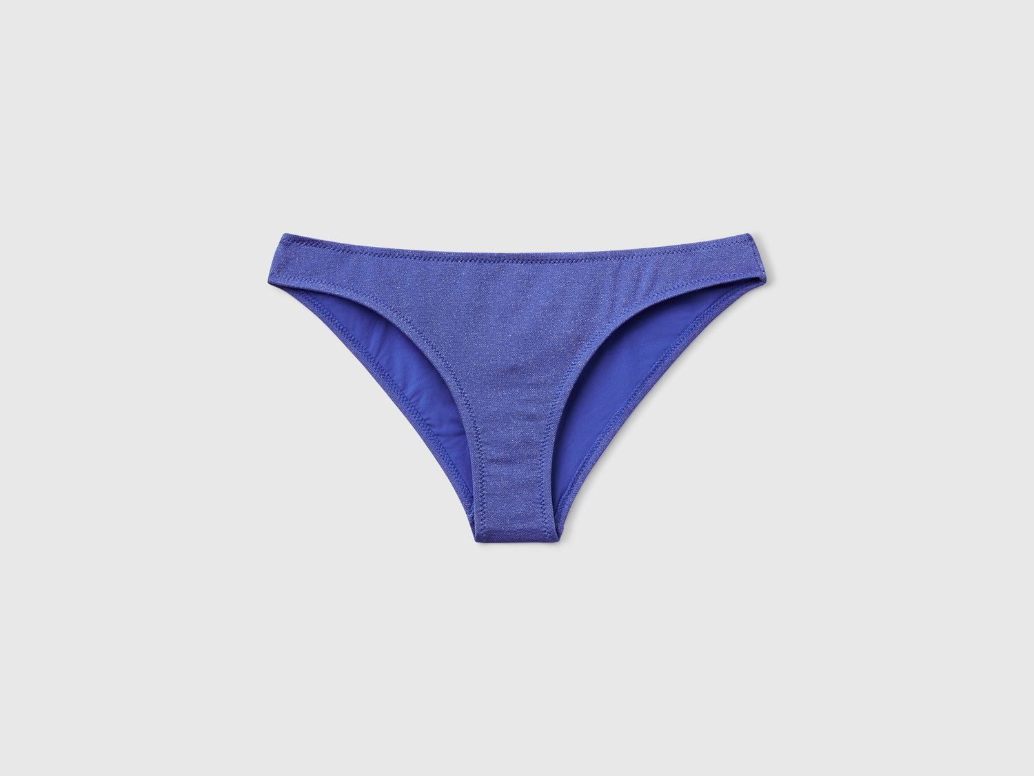 Slip mare con lurex da donna blu | Benetton Outlet