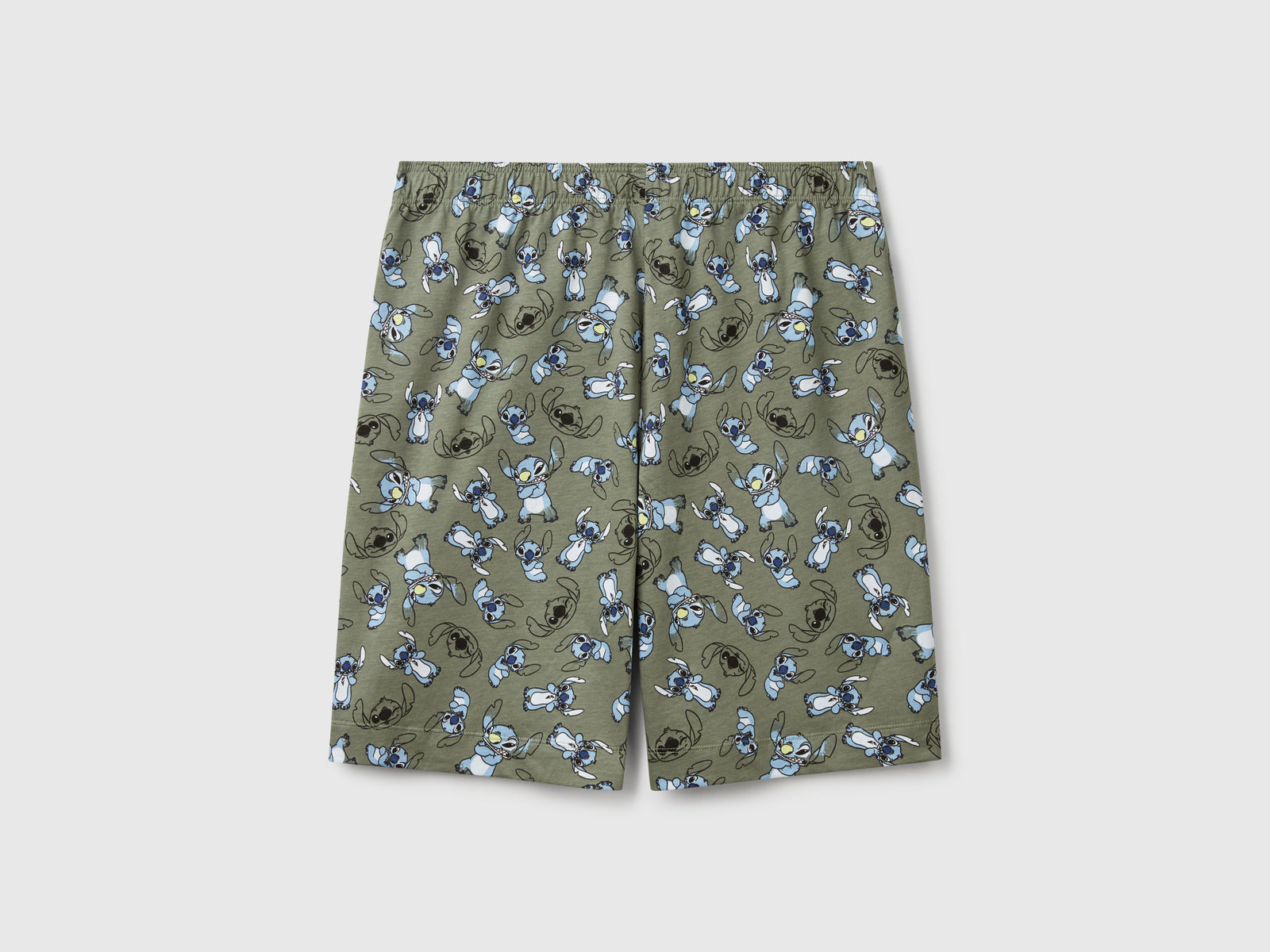 Shorts Lilo & Stitch ©Disney da uomo verde militare 2 | Benetton Outlet