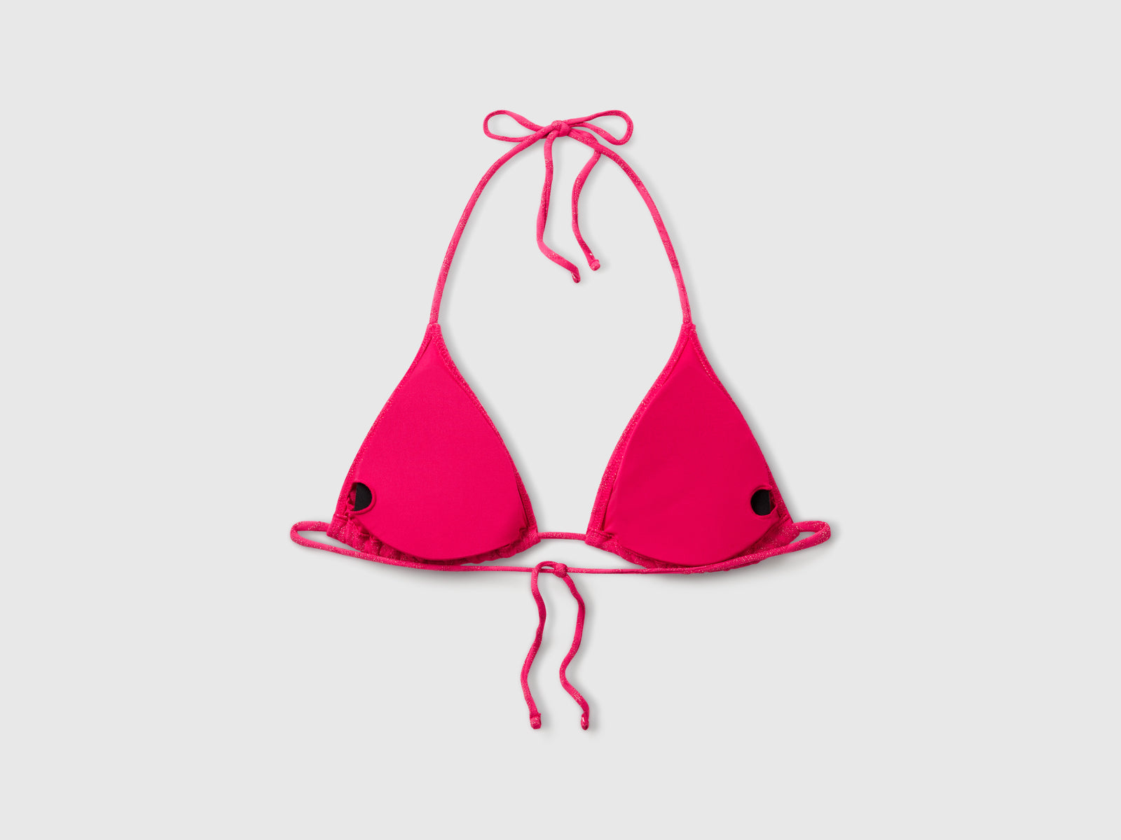 Triangolo mare imbottito animalier da donna fucsia 2 | Benetton Outlet