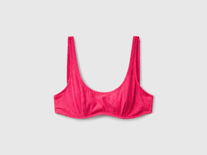 Brassiere mare animalier con lurex