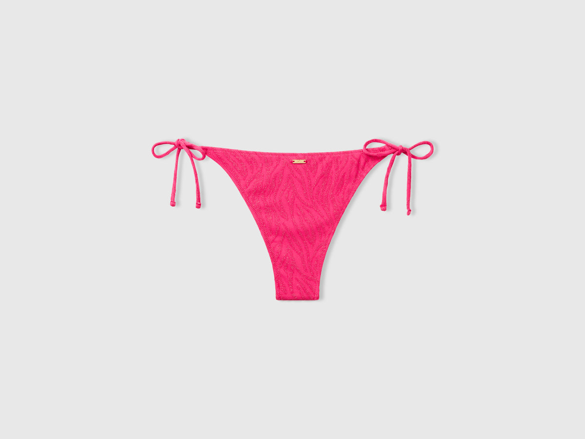 Slip mare animalier con lurex