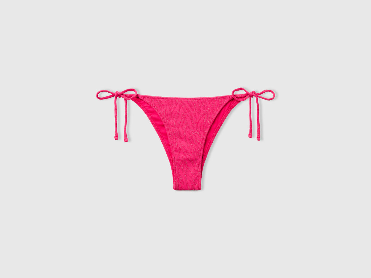 Slip mare animalier con lurex