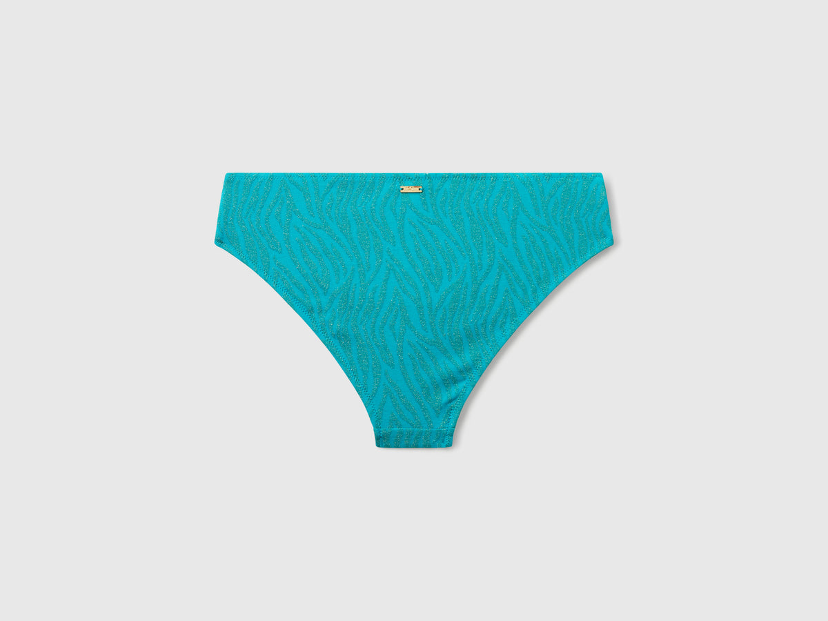 Slip costume animalier fianco alto