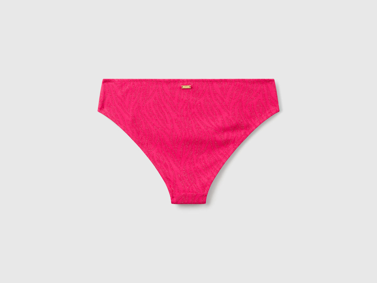 Slip costume animalier fianco alto