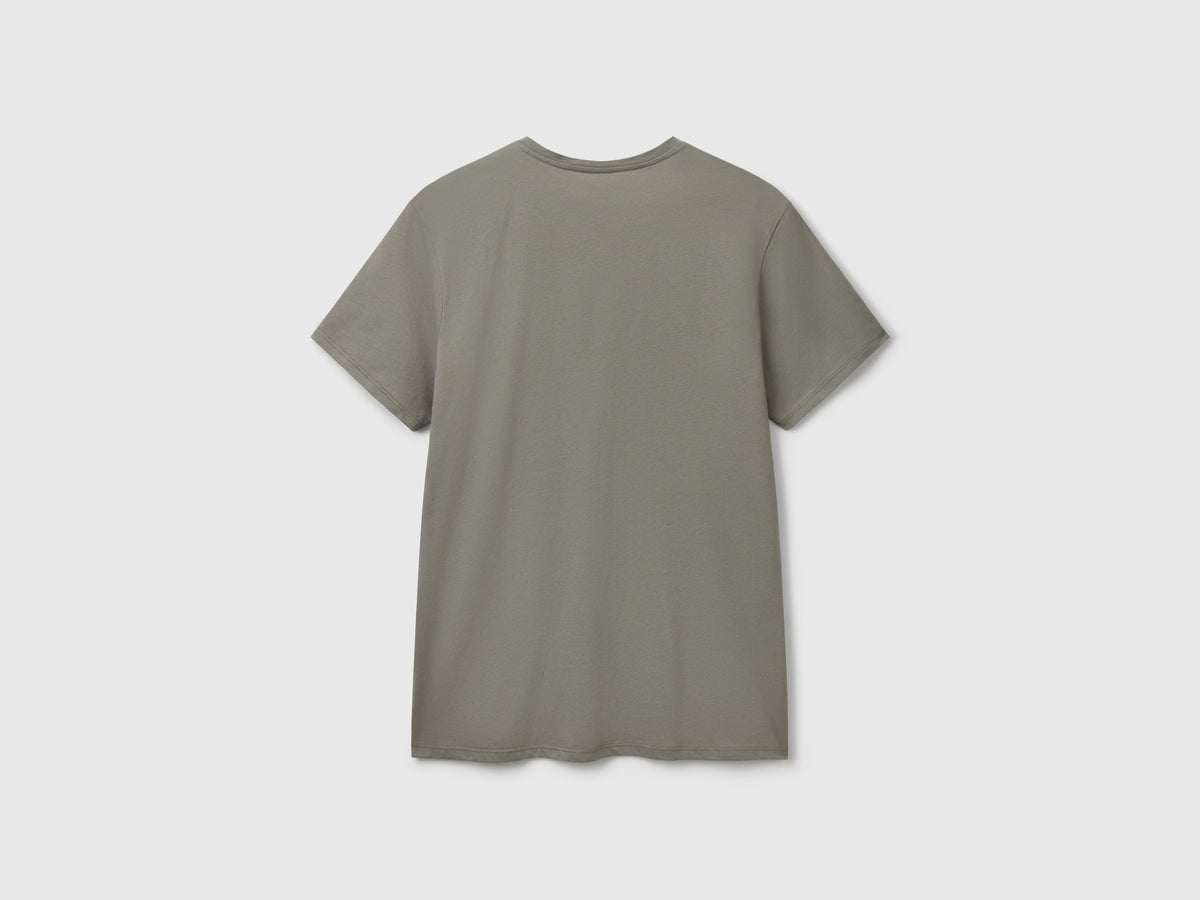 T-shirt in cotone a fibra lunga