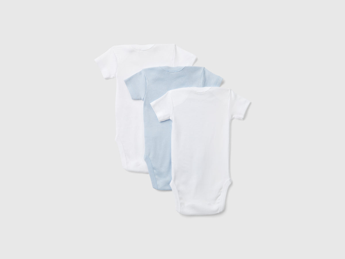 Set body tinta unita in cotone