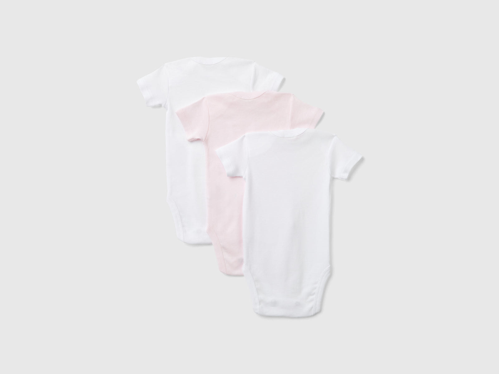 Set body tinta unita in cotone da neonato multi-color 2 | Benetton Outlet