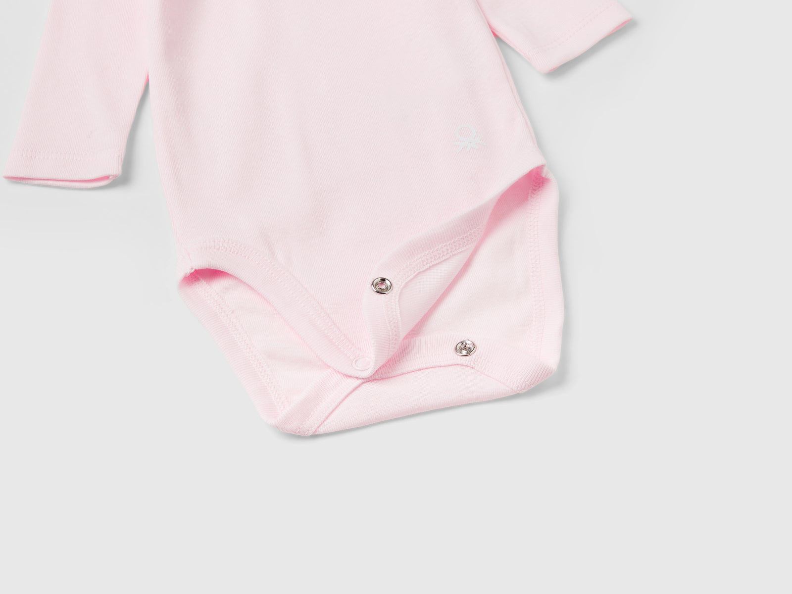 Tre body tinta unita in cotone da neonato multi-color 3 | Benetton Outlet