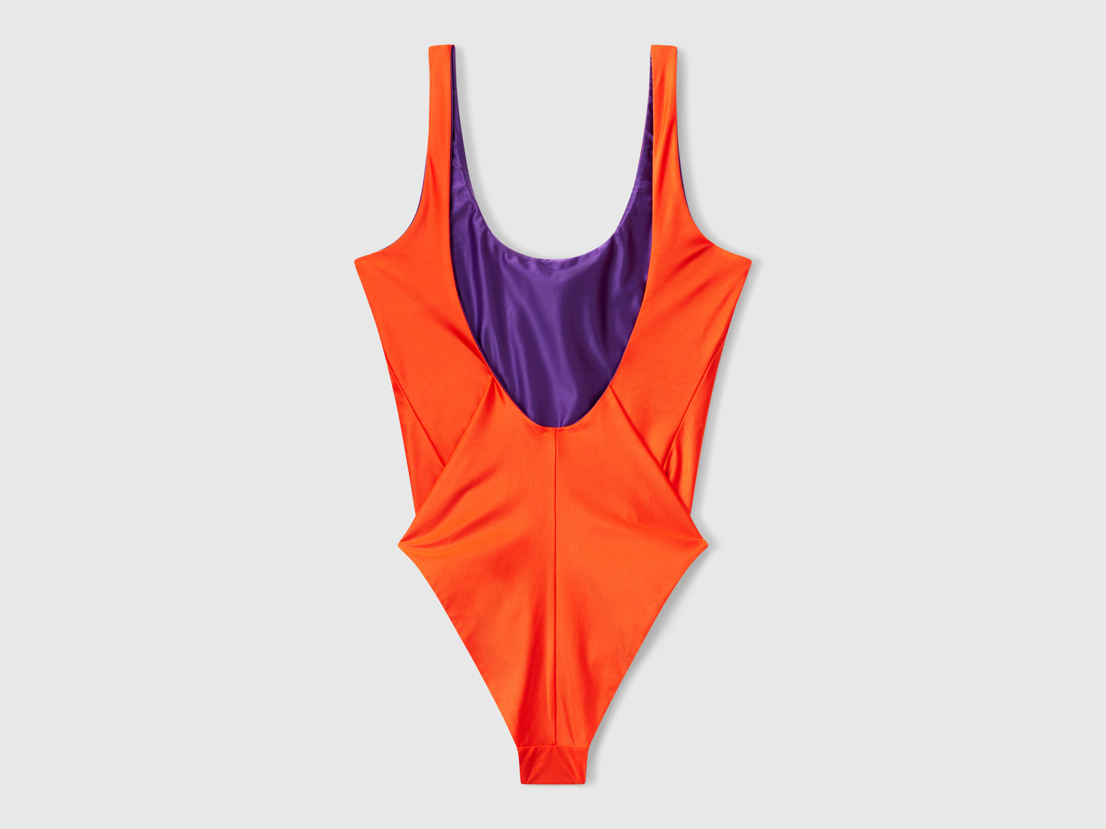 Costume intero reversibile da donna rosso mattone 2 | Benetton Outlet