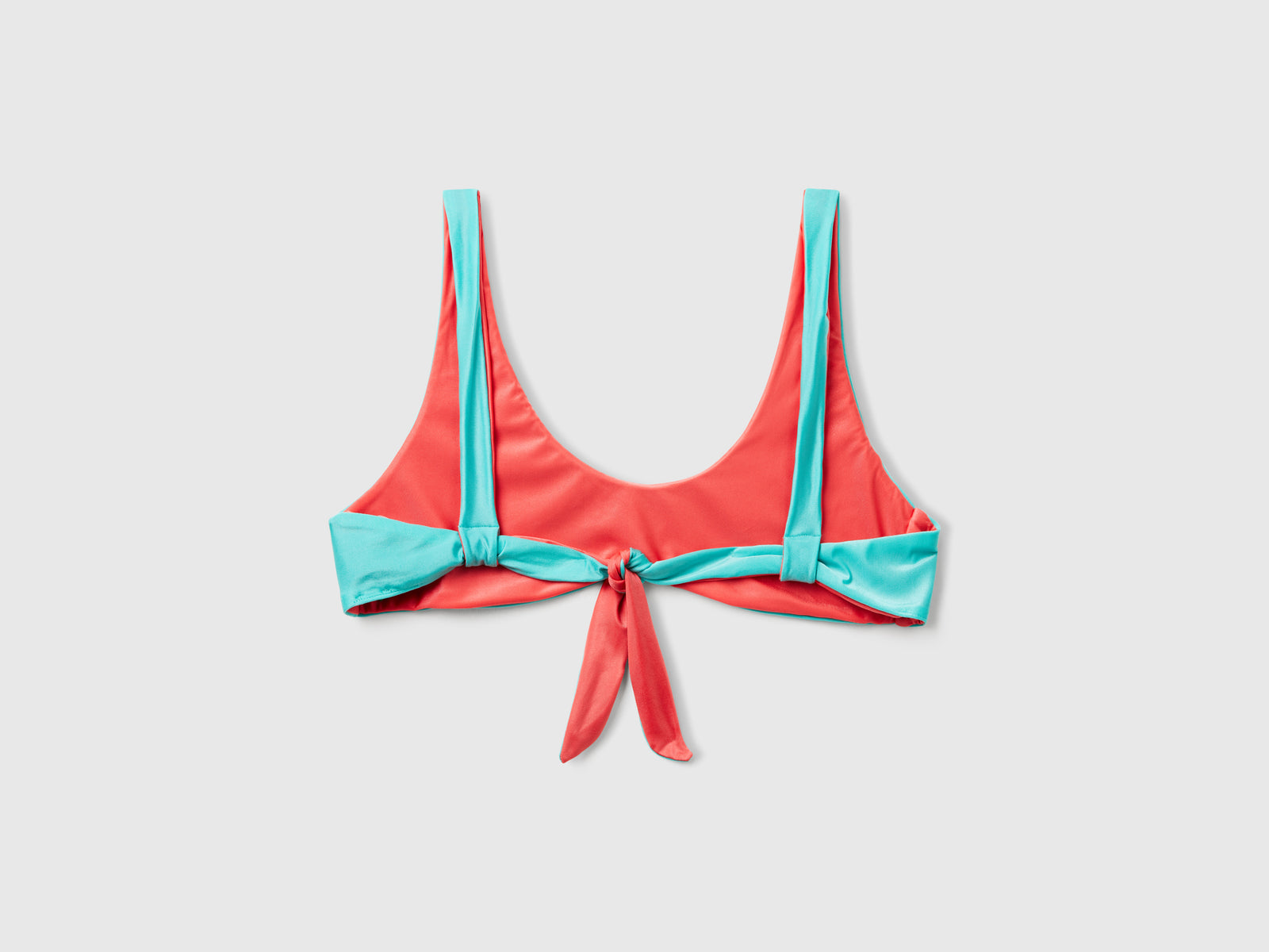 Reggiseno mare reversibile da donna verde acqua 2 | Benetton Outlet