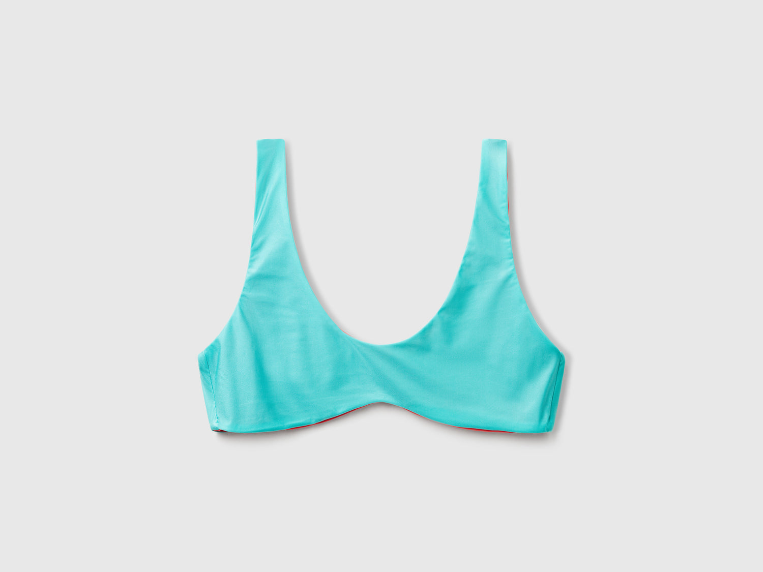 Reggiseno mare reversibile da donna verde acqua | Benetton Outlet