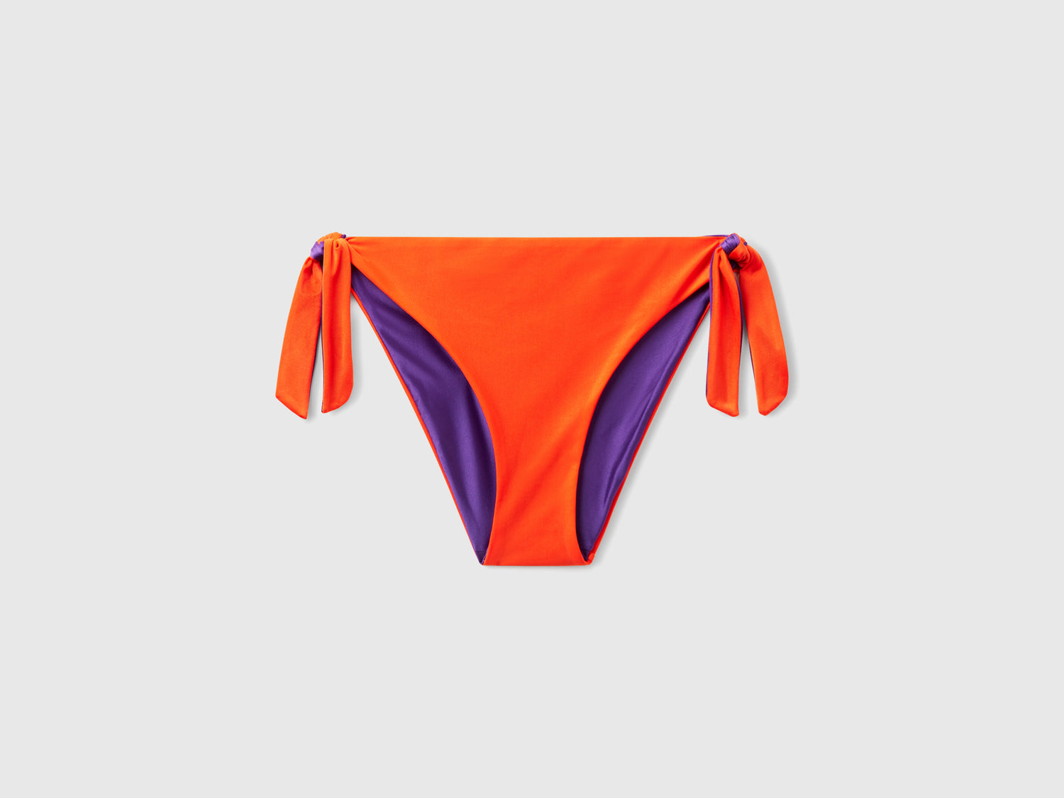 Slip mare reversibili da donna rosso mattone | Benetton Outlet
