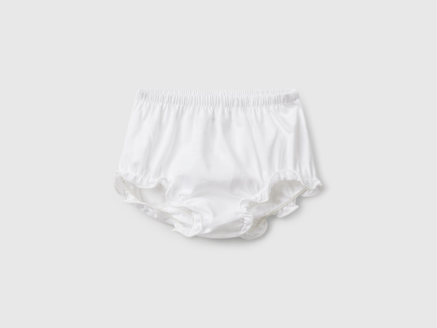 Culotte in cotone da neonato bianco | Benetton Outlet