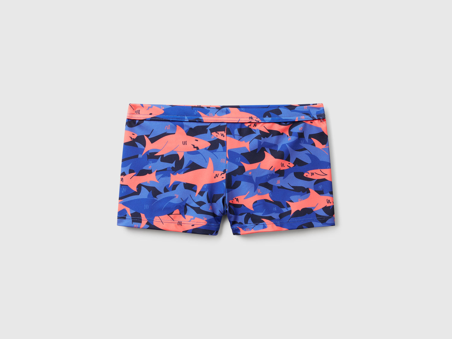 Costume boxer con stampa squali da bambino multi-color | Benetton Outlet