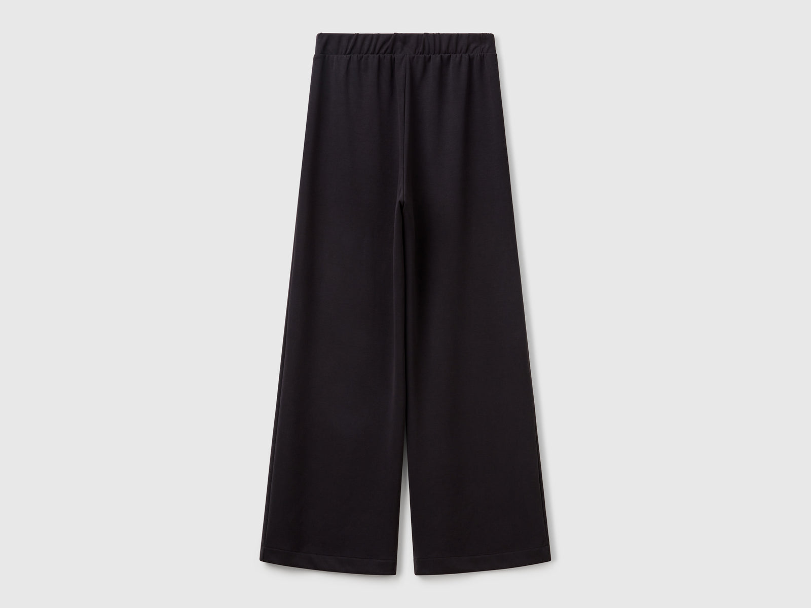 Wide trousers in MODAL da donna nero 2 | Benetton Outlet