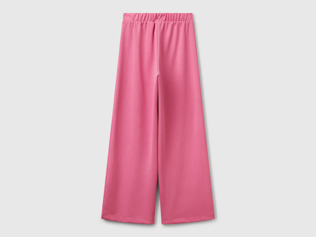 Wide trousers in MODAL