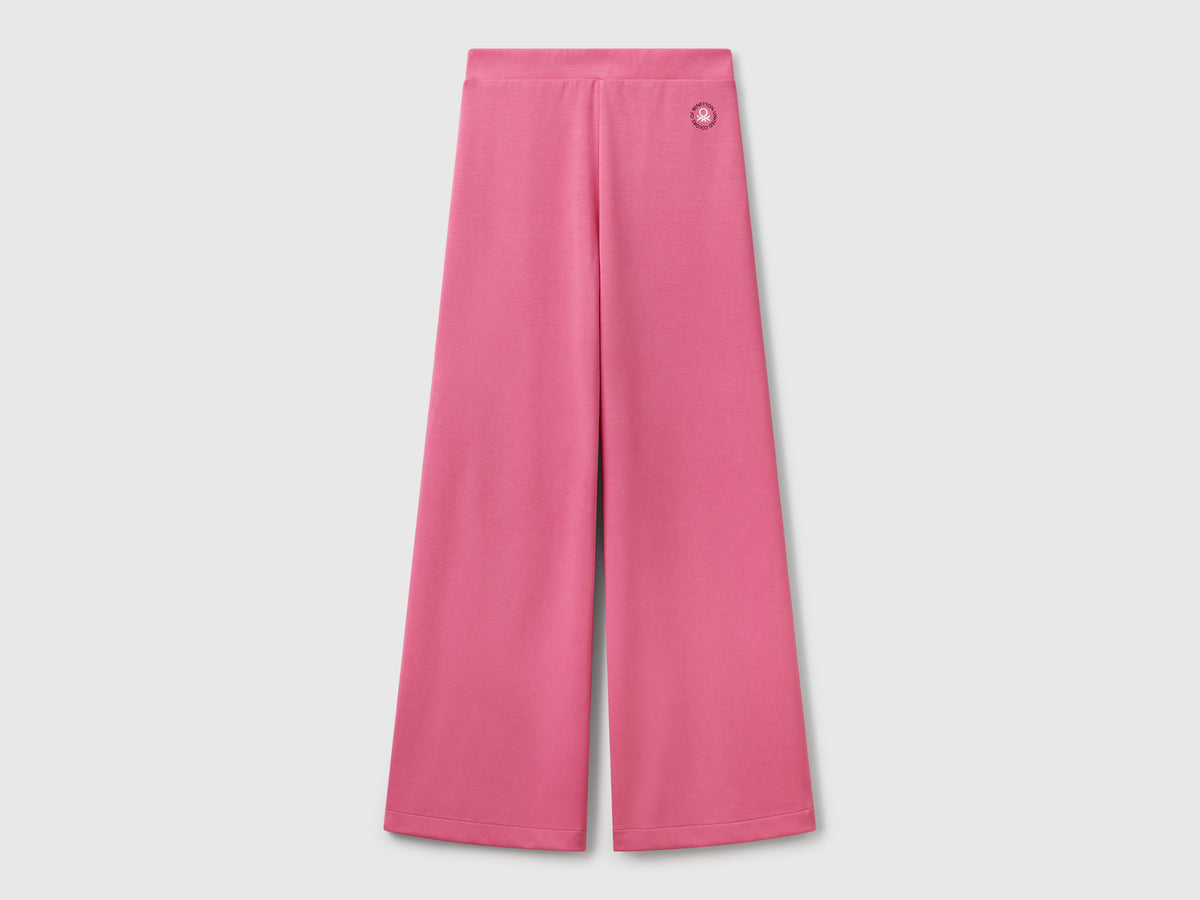 Wide trousers in MODAL