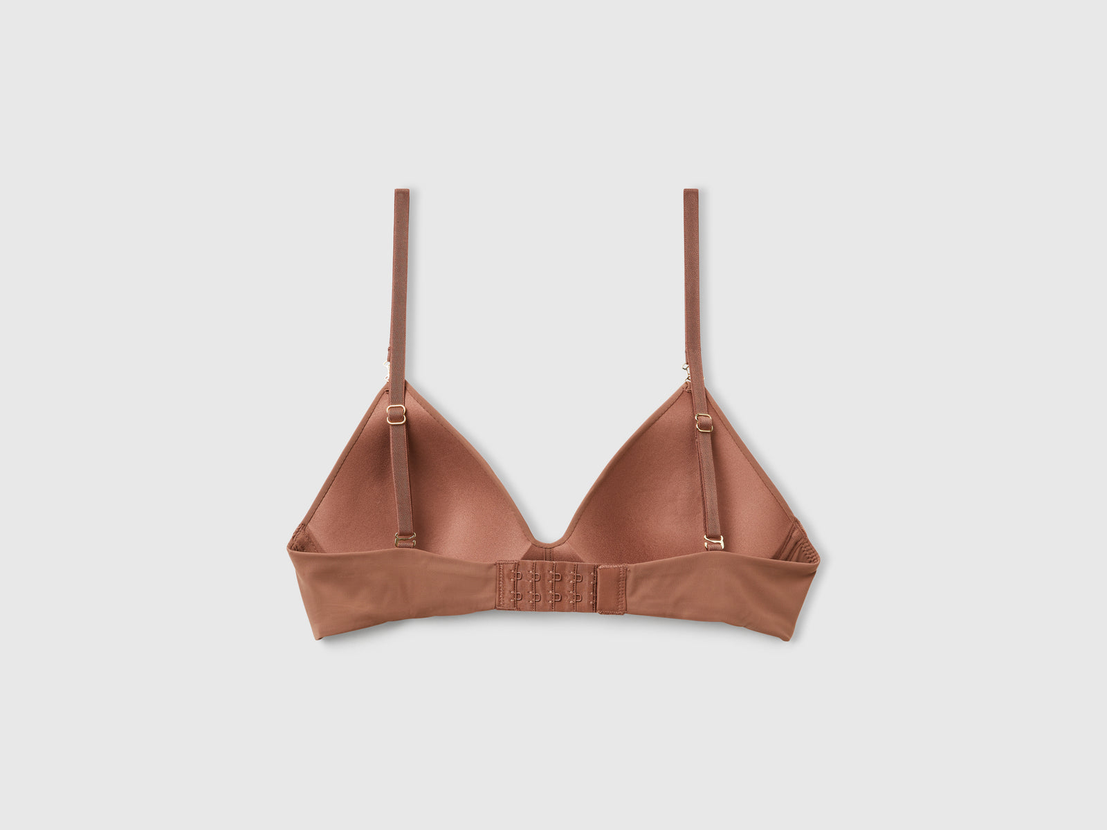 Reggiseno a triangolo imbottito da donna marrone 2 | Benetton Outlet