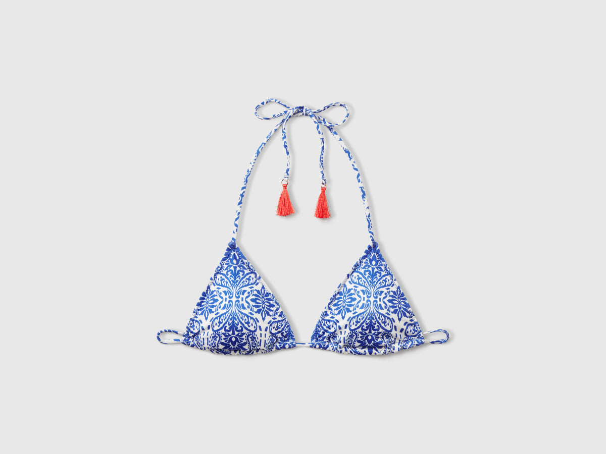 Padded beach triangle with pattern