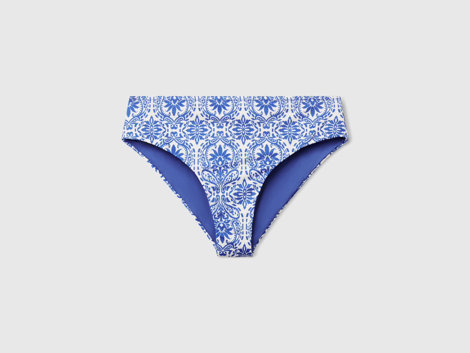 Slip mare fianco alto da donna blu | Benetton Outlet