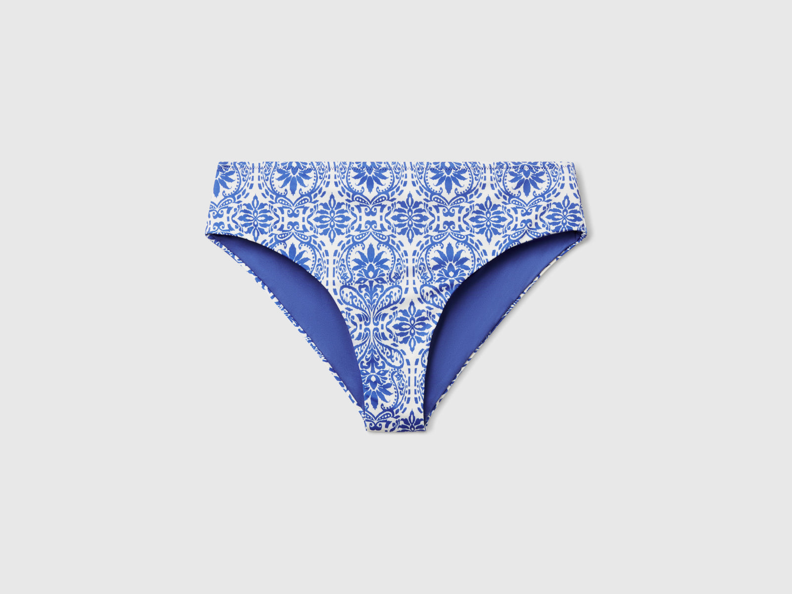Slip mare fianco alto da donna blu | Benetton Outlet