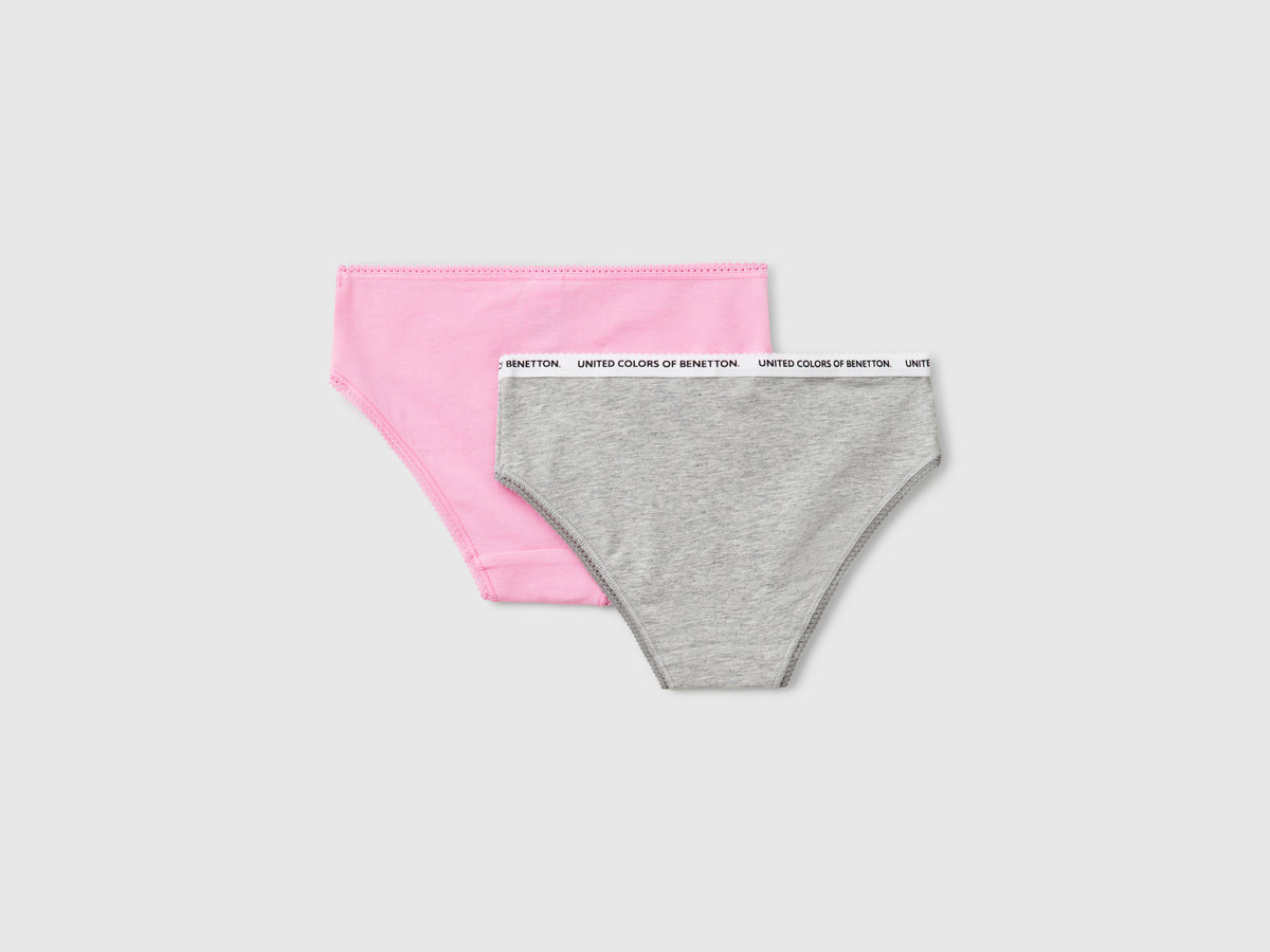 Due slip in cotone stretch