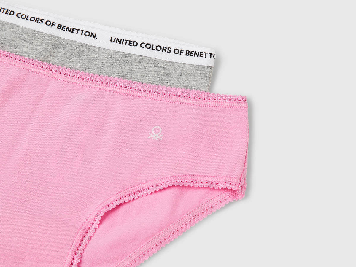 Due slip in cotone stretch