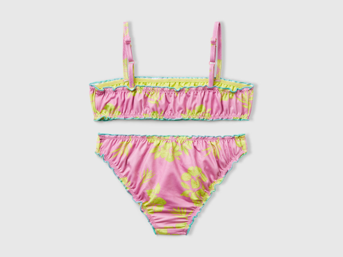 Bikini mare con stampa floreale