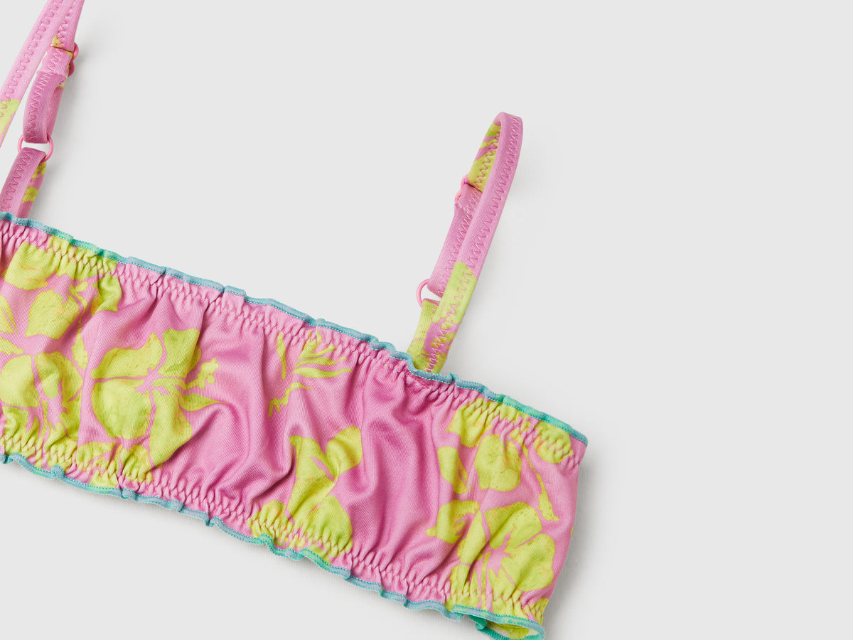 Bikini mare con stampa floreale