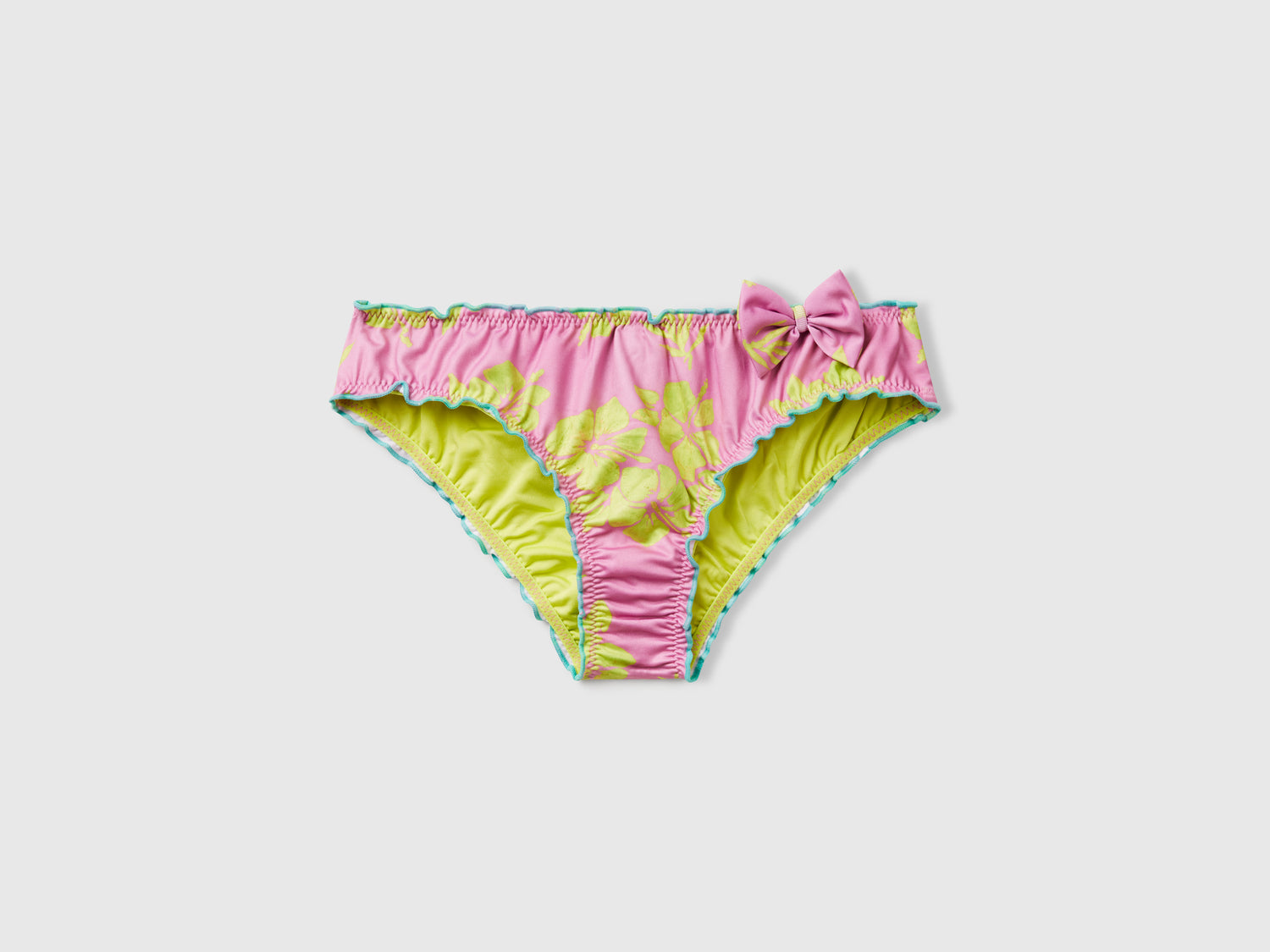 Slip mare con stampa floreale da bambina rosa | Benetton Outlet