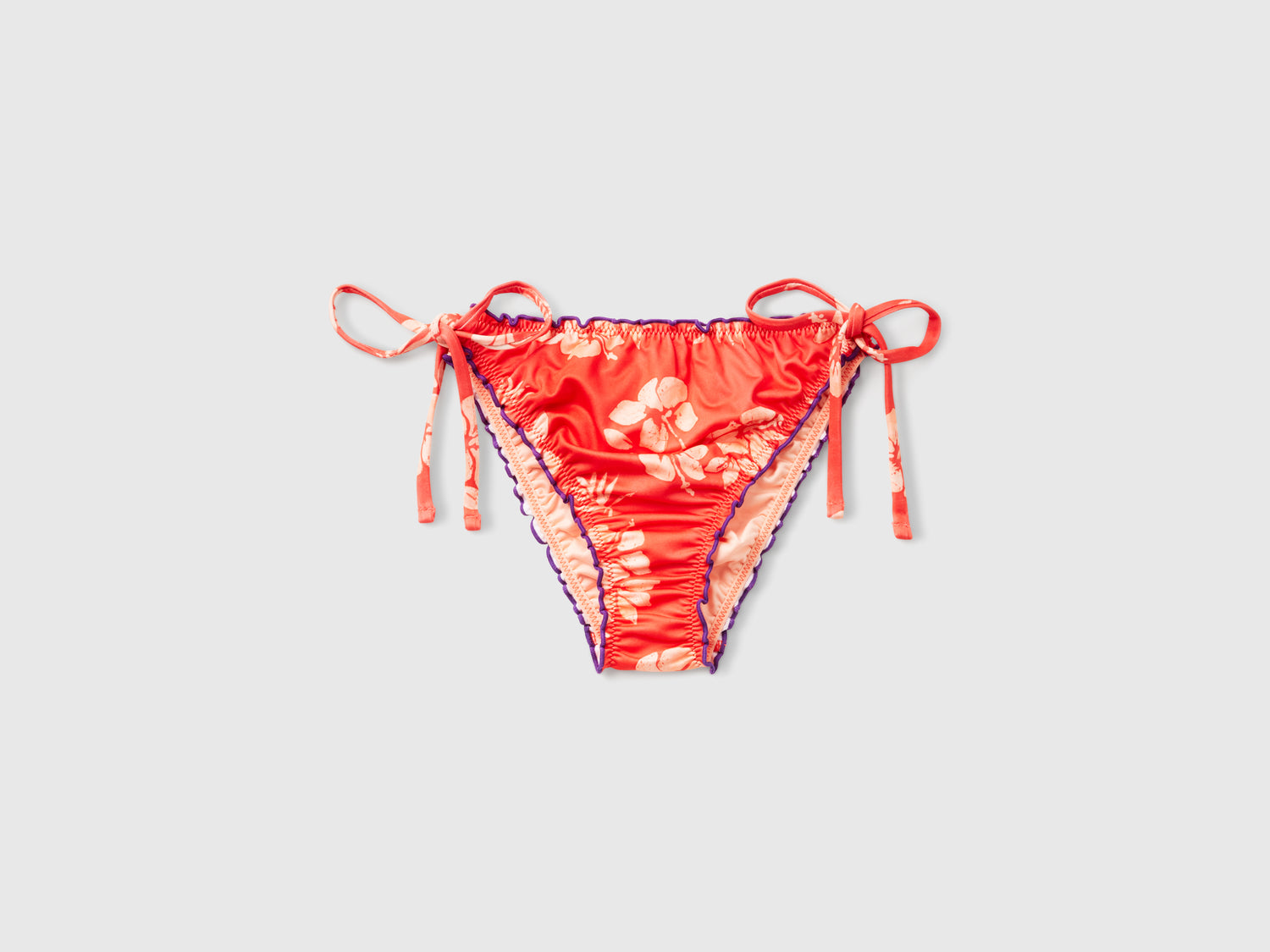 Slip mare con stampa fiori da donna arancione | Benetton Outlet
