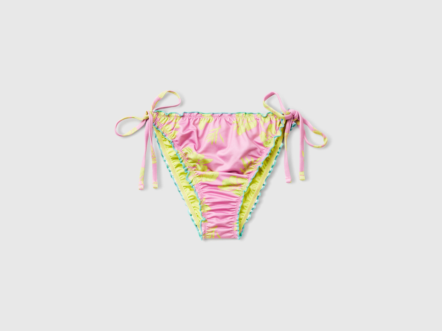 Slip mare con stampa fiori da donna rosa | Benetton Outlet