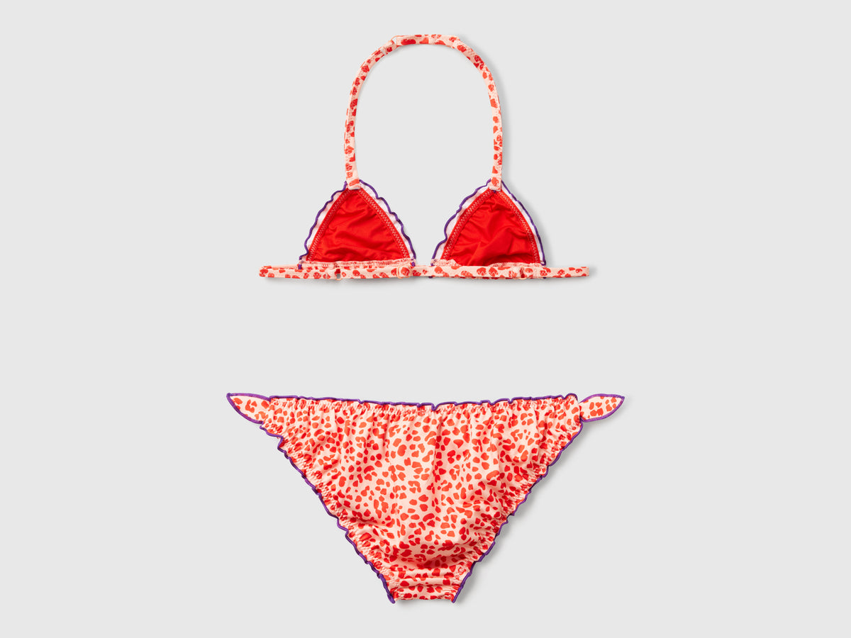 Costume bikini con stampa animalier