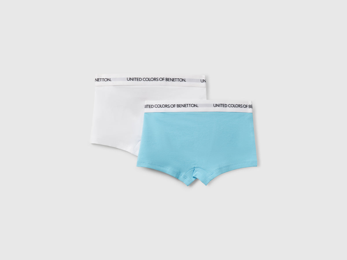 Due boxer con elastico logato