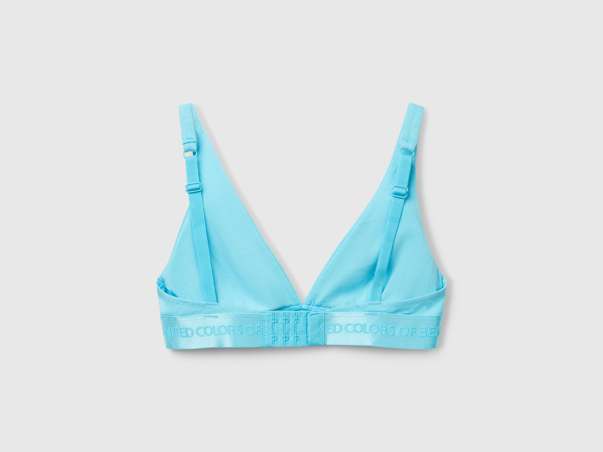 Reggiseno a triangolo in cotone stretch