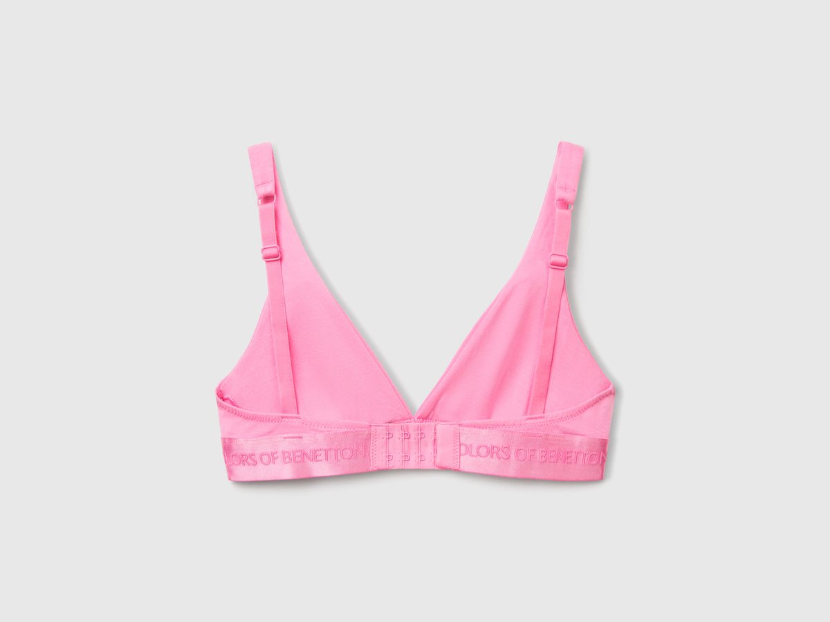 Reggiseno a triangolo in cotone stretch