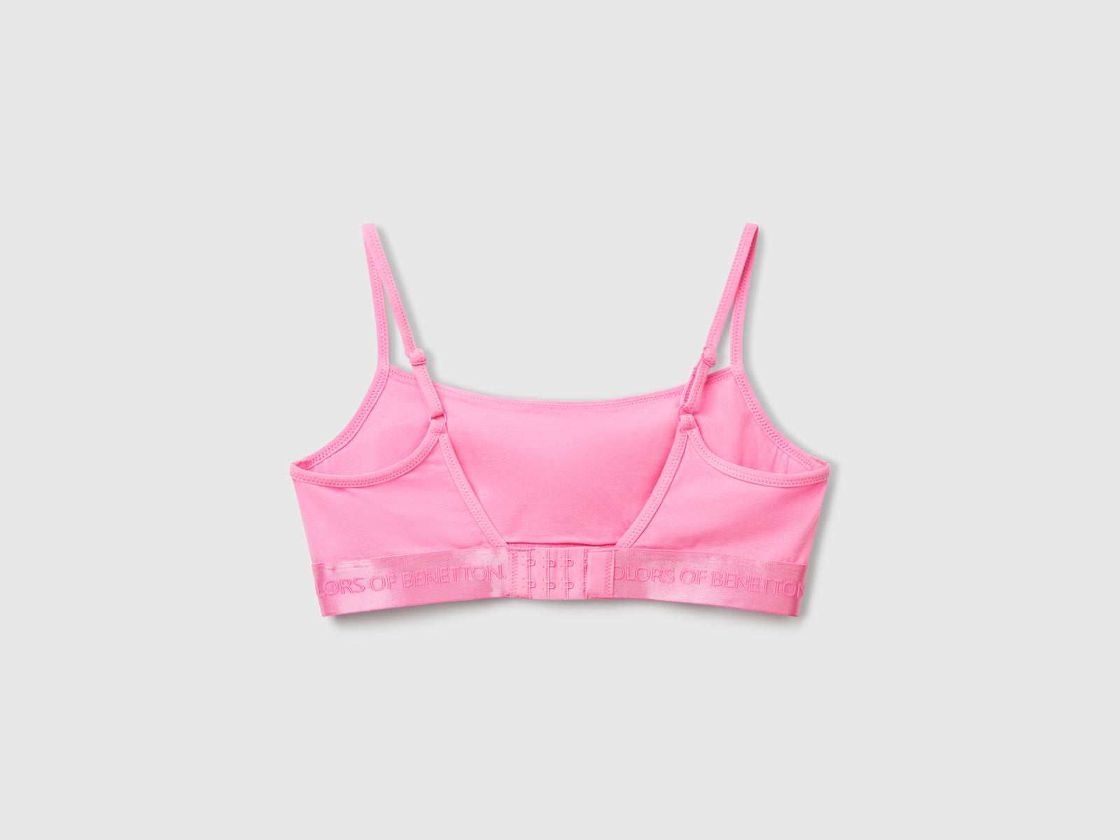 Stretch cotton brassiere da donna rosa 2 | Benetton Outlet