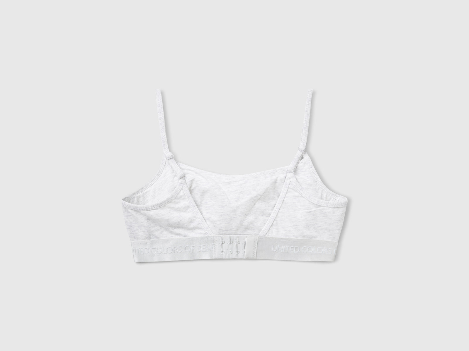 Stretch cotton brassiere da donna grigio 2 | Benetton Outlet