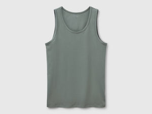 Canotta in cotone stretch