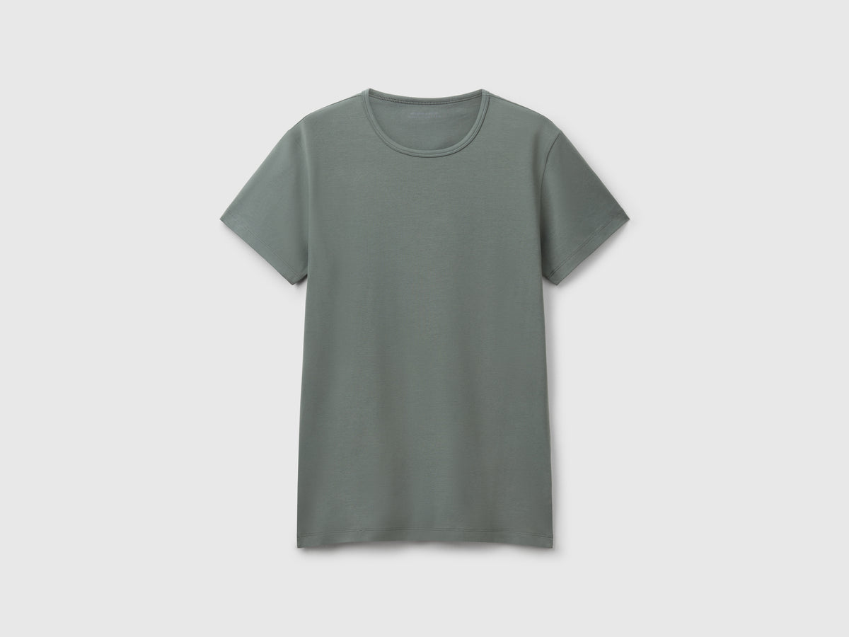 T-shirt in cotone stretch