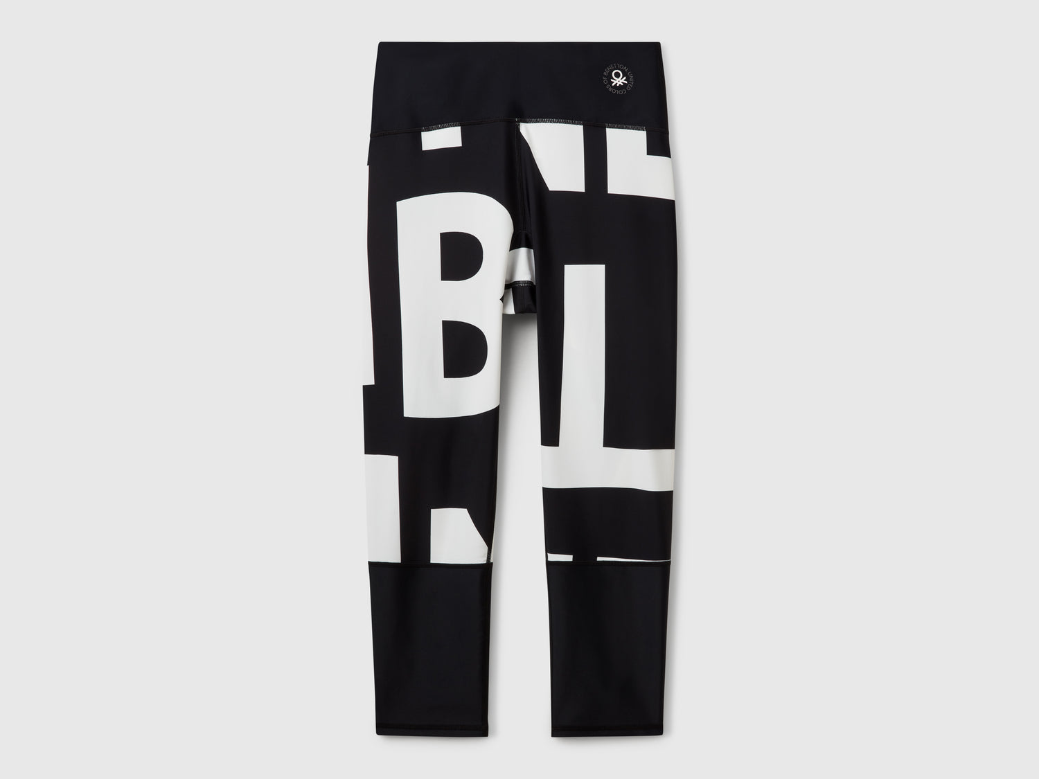 Logo sports leggings da donna nero | Benetton Outlet