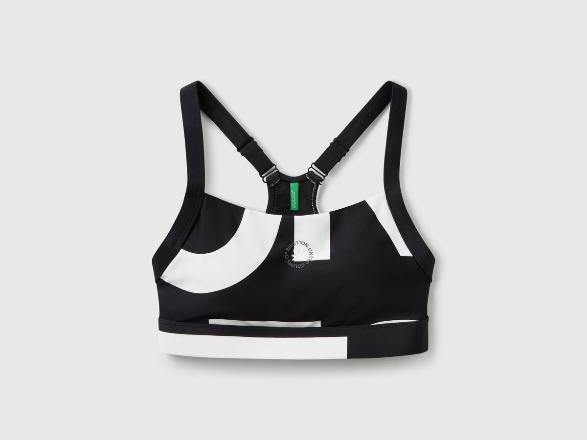 Top bra sportivo con imbottitura