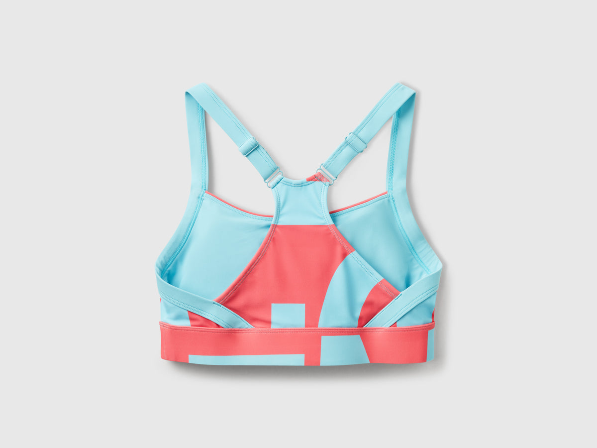 Top bra sportivo con imbottitura