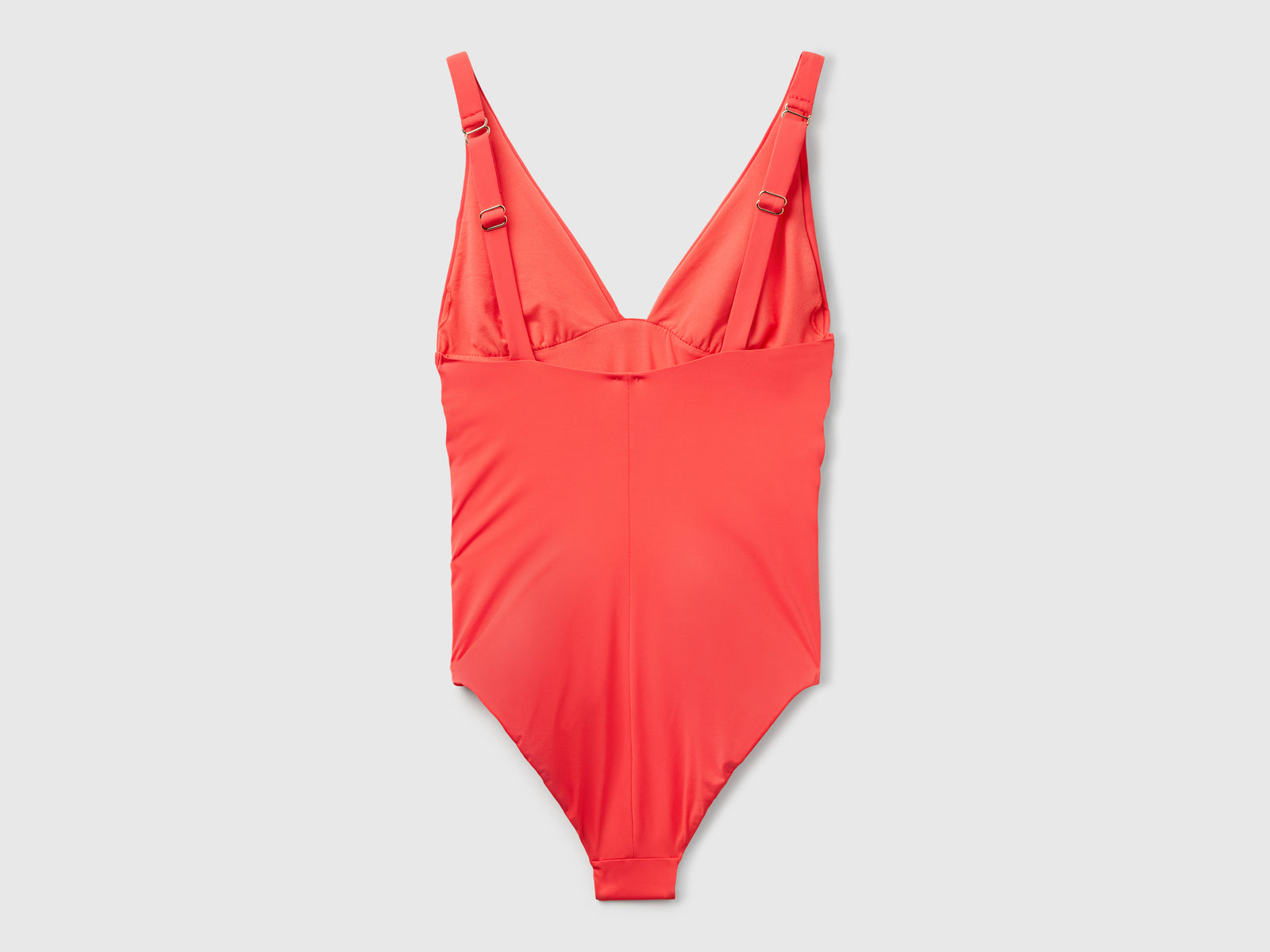 V-neck one-piece swimsuit da donna corallo 2 | Benetton Outlet